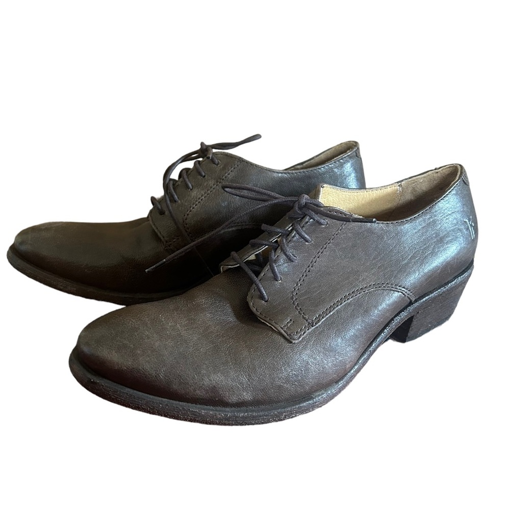 Frye Melissa brown leather oxfords 9